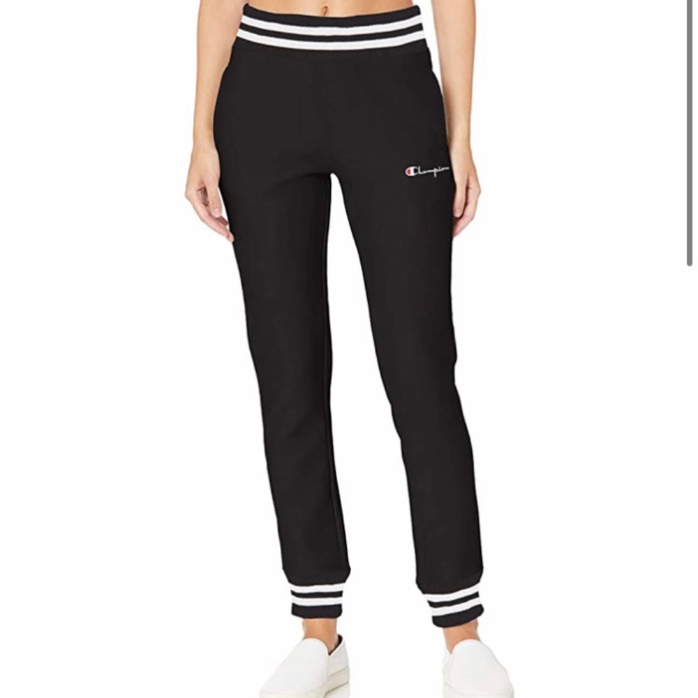 Champion reverse weave rib stripe jogger sweatpant